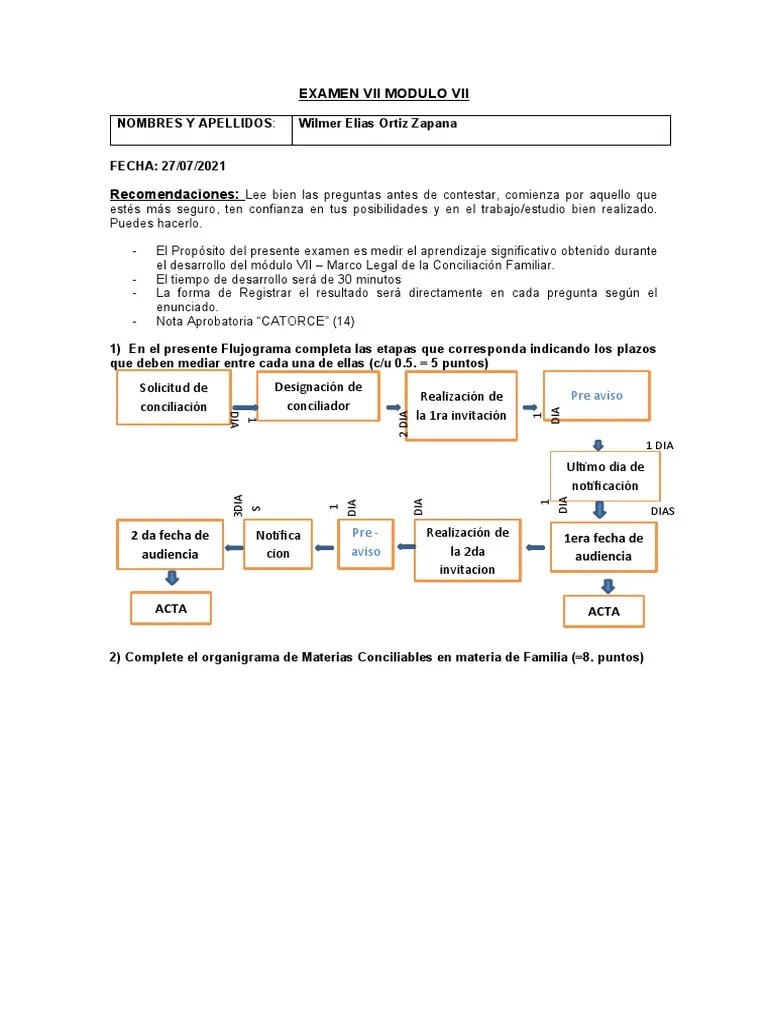 Examen Vii Modulo Vii | PDF
