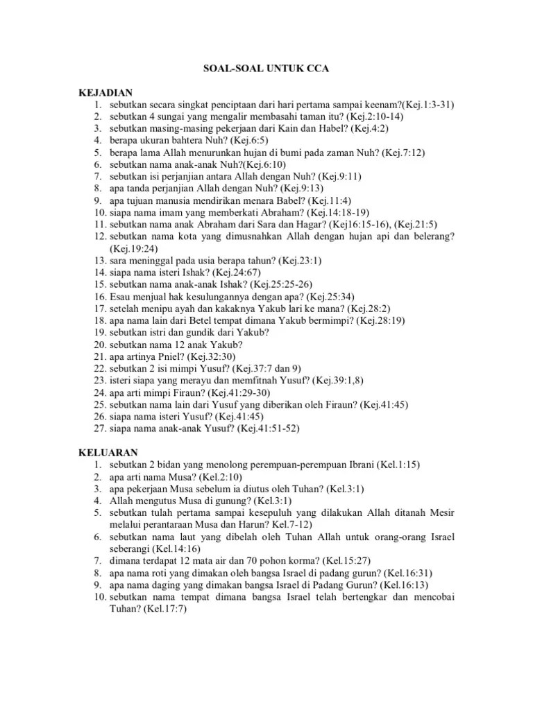 Soal Cerdas Tangkas Alkitab Download soal cerdas cermat agama hindu tingkat smp.