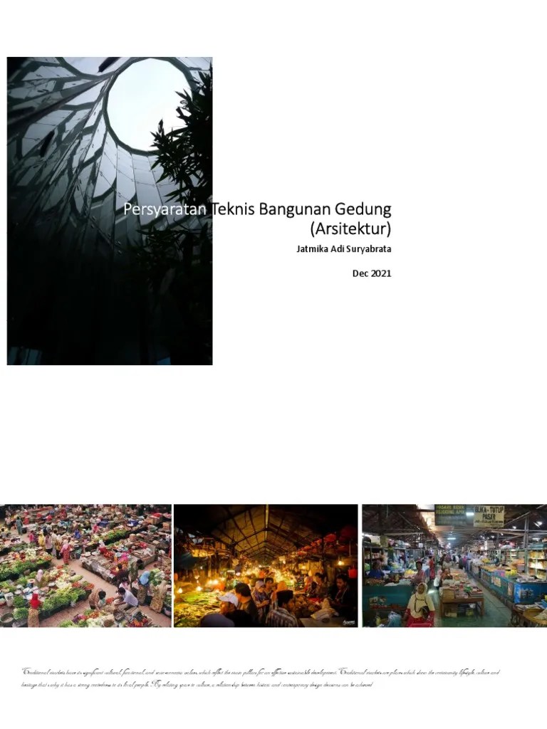Persyaratan Teknis Bangunan Gedung | PDF
