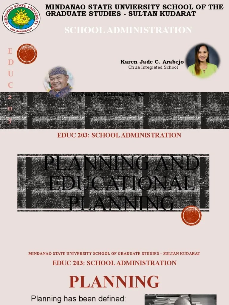 Planning And Educational Planning | PDF | Economies