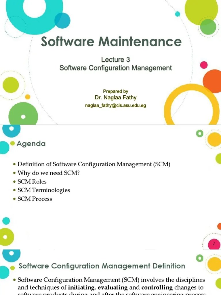 Lec 3 - SW Configuration Management | PDF | Version Control ...