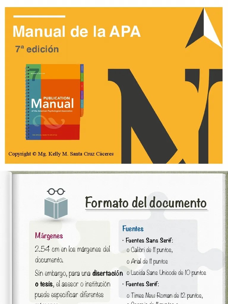 Manual Apa-7ma Edición Upn (Santa Cruz, 2020) | PDF | Estilo Apa | Experiencia