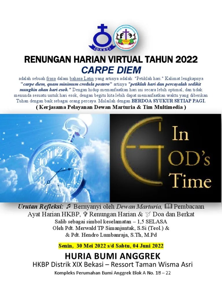 Renungan Harian Carpe Diem 2022 | PDF | Agama & Spiritualitas