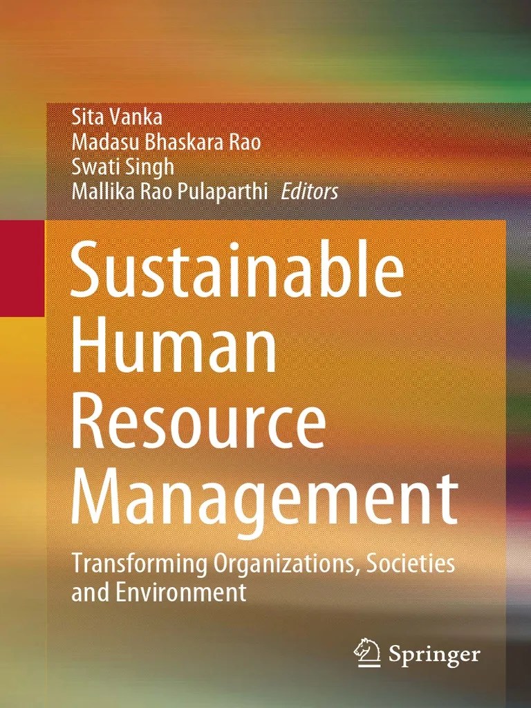 Sustainable Human Resource Management: Sita Vanka Madasu Bhaskara Rao ...
