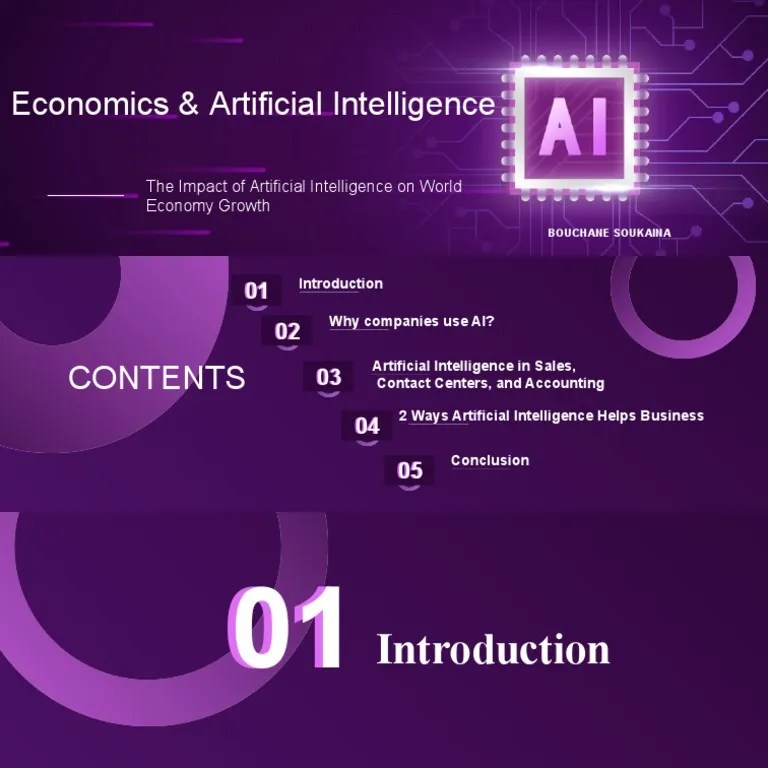 Economics And AI | PDF | Artificial Intelligence | Intelligence (AI) & Semantics
