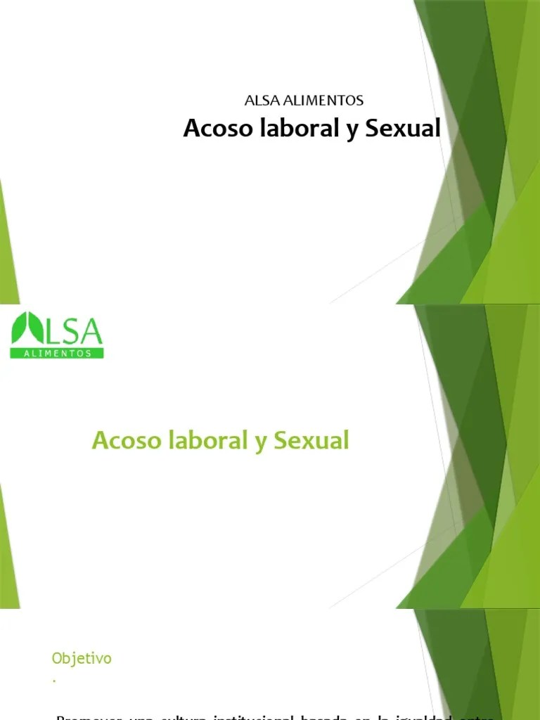 Acoso Sexual Laboral 23 | PDF | Acoso Sexual | La Violencia Contra Las Mujeres