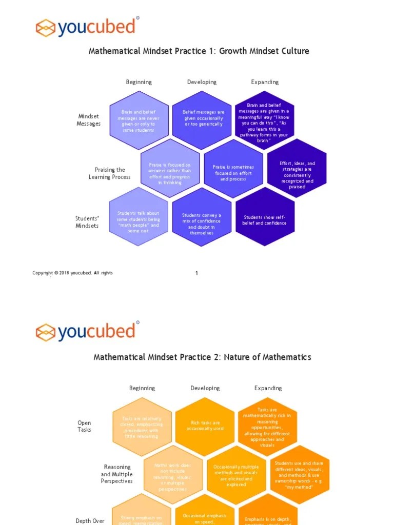 Mindset Mathematics Teaching Guide FINAL 1 | PDF | Educational Assessment | Mindset