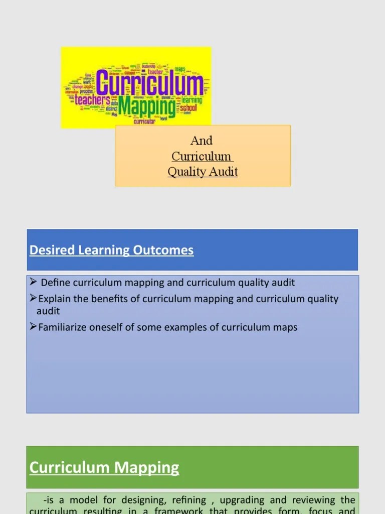 Curriculum Mapping | PDF | Curriculum | Educational Assessment