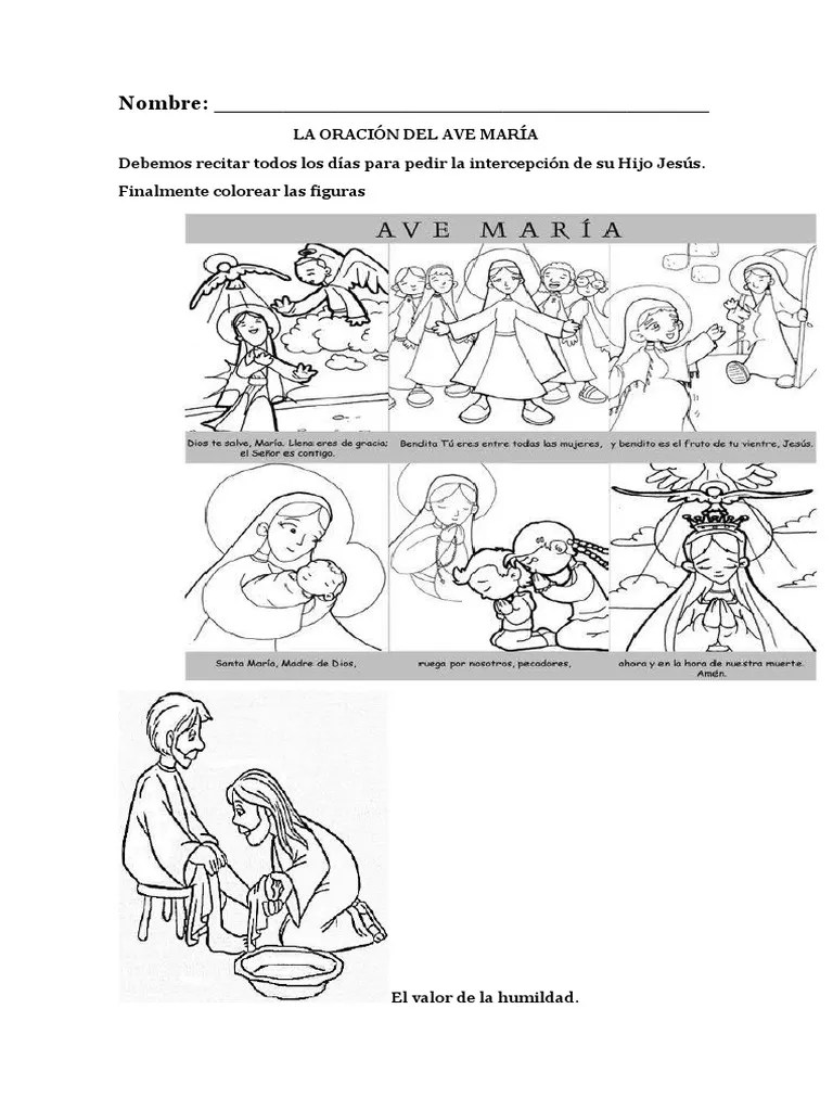 Oración Del Ave María | PDF