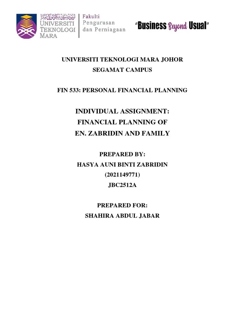 FIN533 Individual Assignment | PDF | Debt | Balance Sheet
