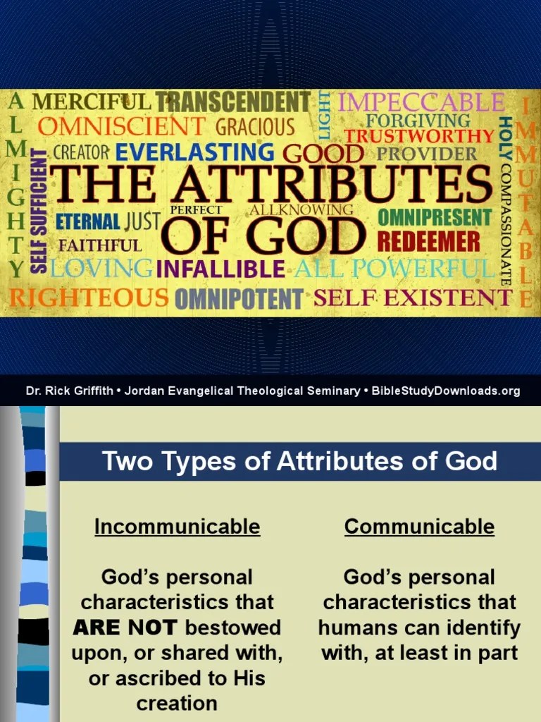 The Attributes Of God | PDF