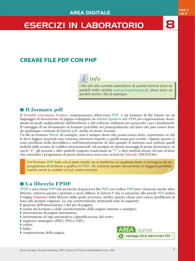 Creare Un PDF Con PHP | PDF