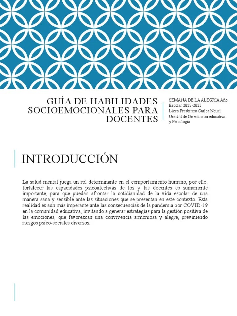 Fortaleciendo La Inteligencia Emocional Docente: Una Guía De Actividades Para El Desarrollo De ...