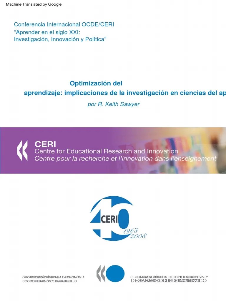 Ciencias Del Aprendizaje | PDF | Aprendizaje | Plan De Estudios