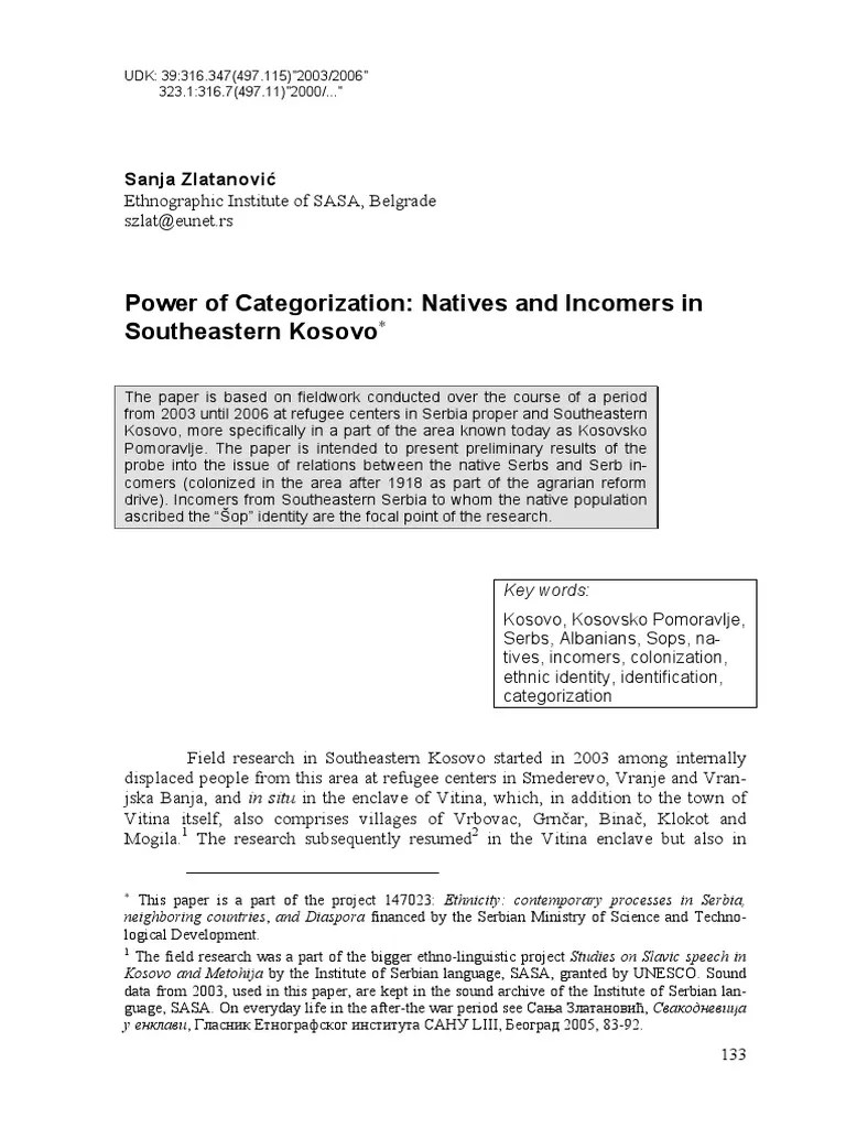 Kosovo | PDF | Serbia | Kosovo