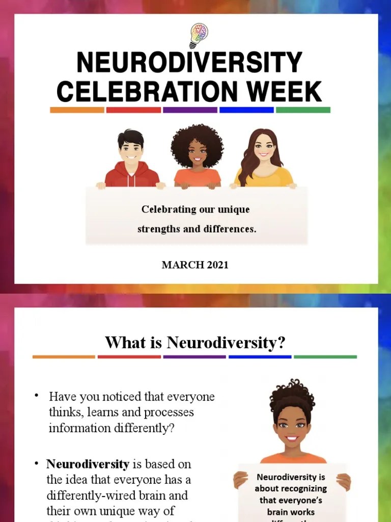 Neurodiversity Celebration Week 2021 | PDF | Attention Deficit Hyperactivity Disorder | Dyslexia