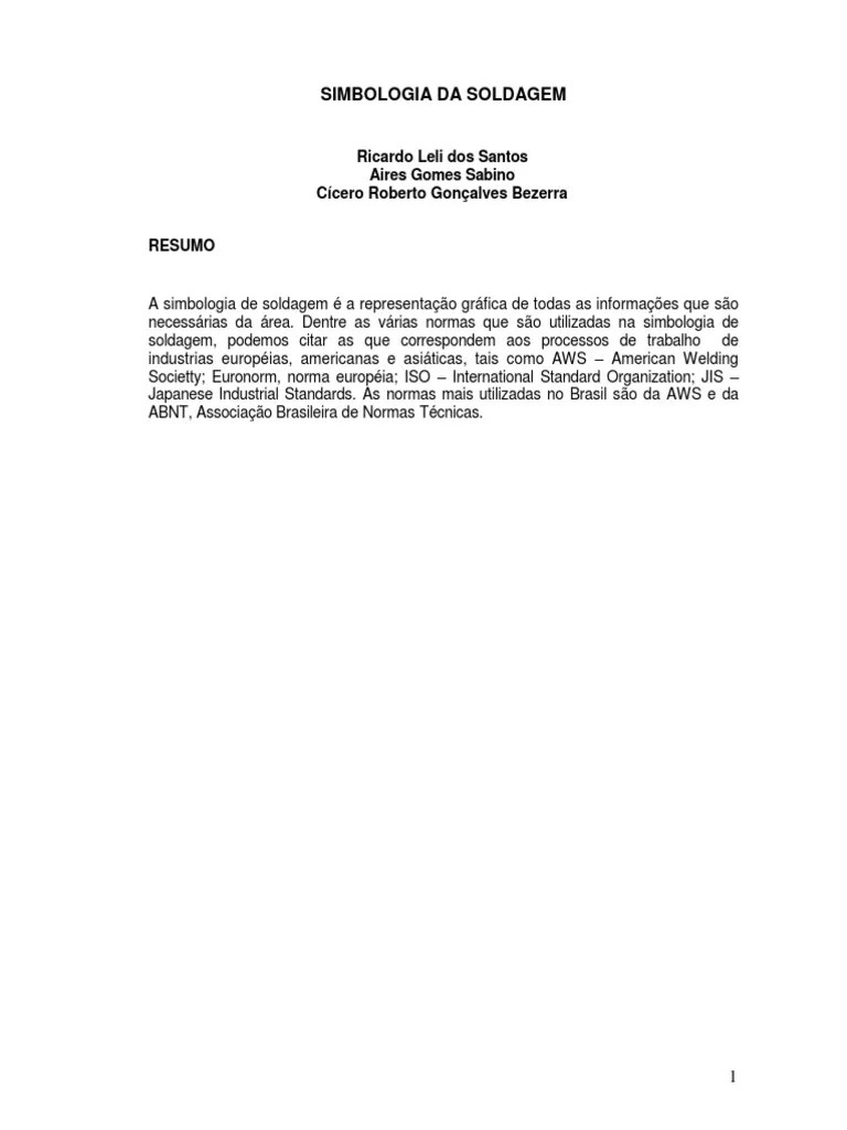 Simbologia De Soldagem | PDF | Linha (Geometria) | Triângulo