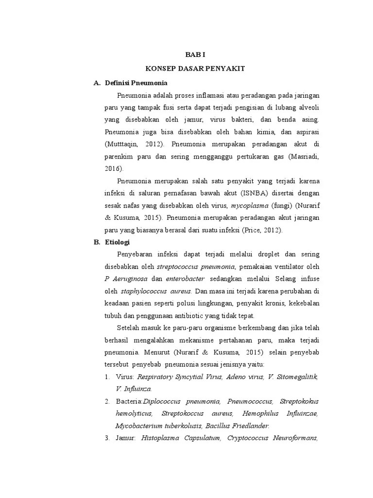 LP Pneumonia | PDF | Pengembangan Diri | Kesehatan Holistik