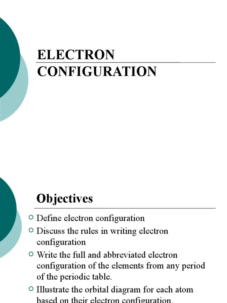 Electron Configuration | PDF | Electron Configuration | Atomic Orbital