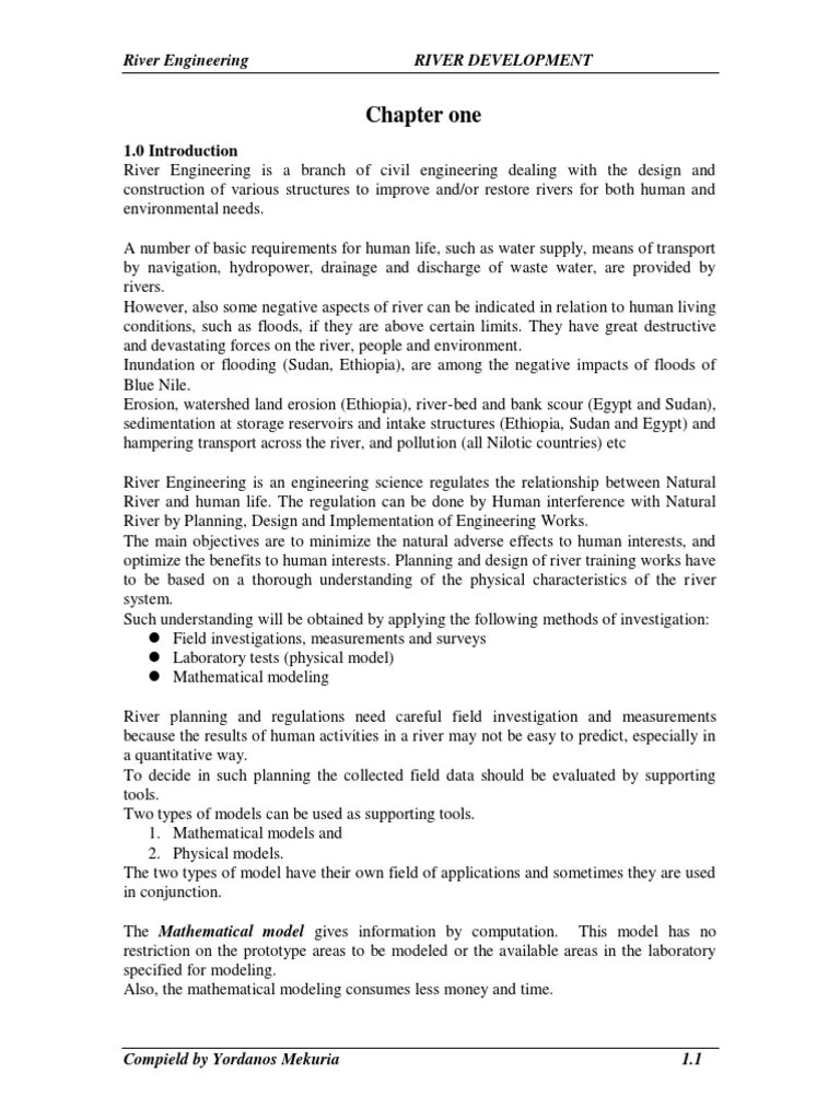 Chapter-1 Part-One | Download Free PDF | River | River Delta