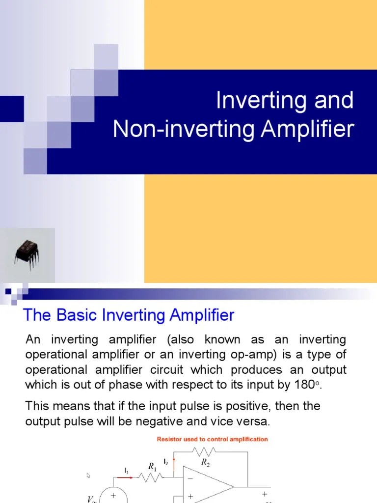 Lecture 2 - Inverting And Non-Inverting Amplifiers | PDF | Amplifier ...