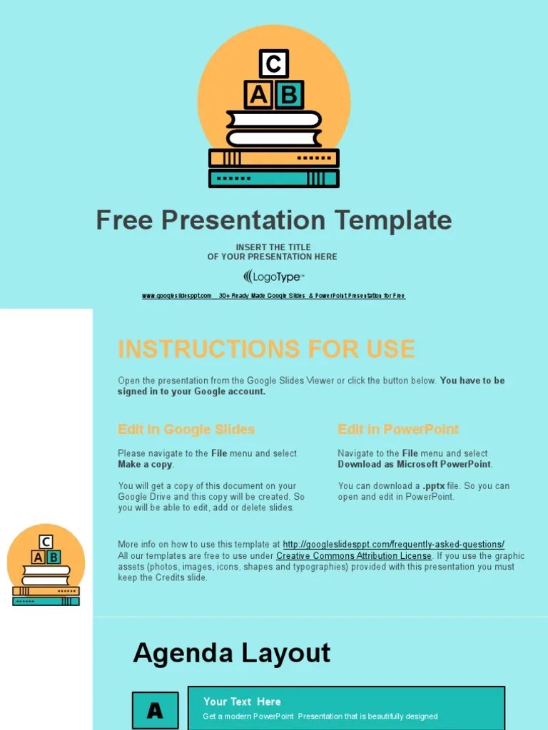 Alphabet Letter ABC Blocks On Books Google Slides Presentation | PDF | Page Layout | Microsoft ...