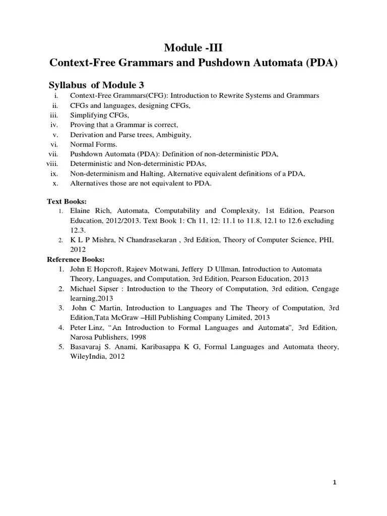 Atc Module 3 Notes | Download Free PDF | Computer Science | Computer Programming