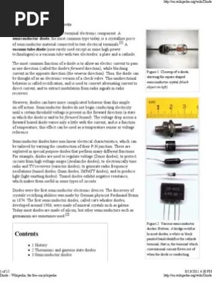 Diode Wikipedia The Free Encyclopedia Diode P N Junction