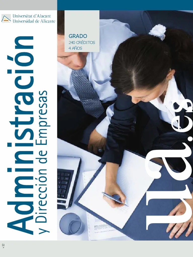 Grado En Administracion Y Direccion De Empresas | PDF | Contabilidad ...