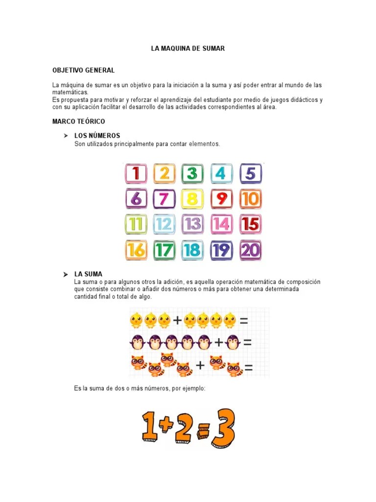 Maquina De Sumar | PDF