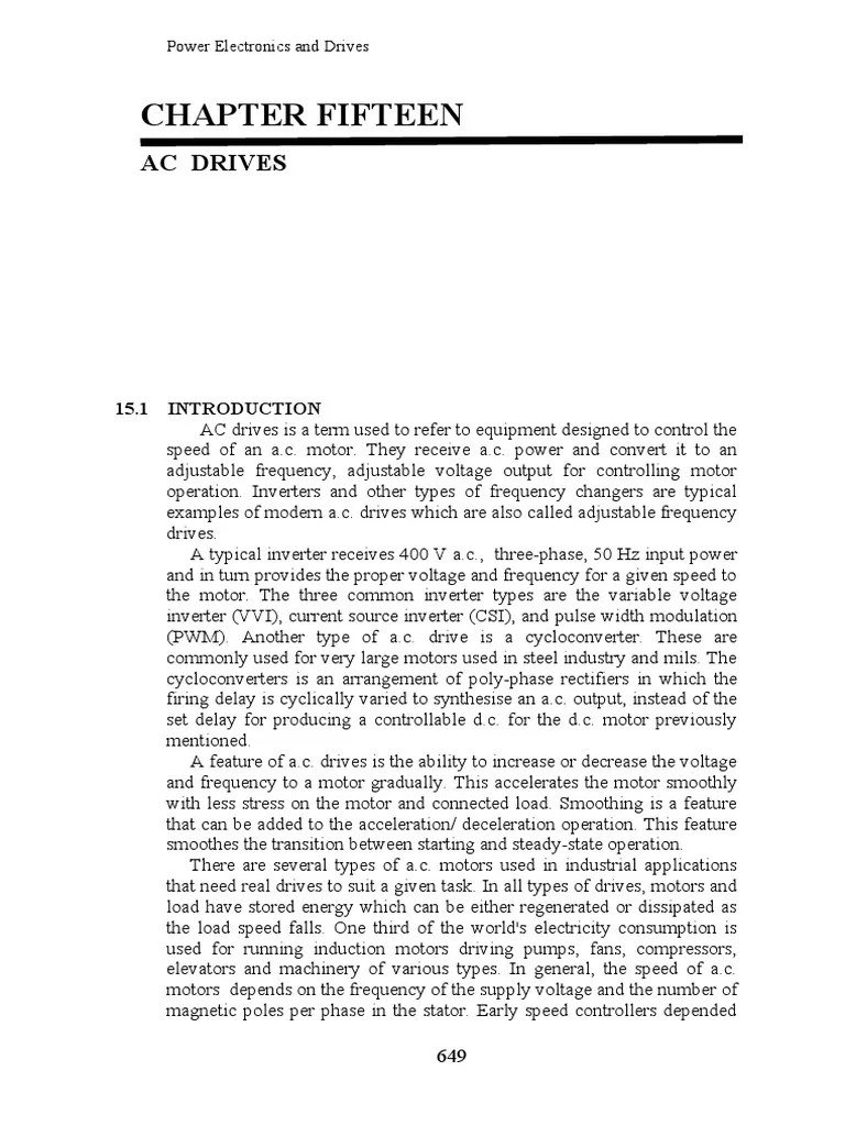 Chapter 15 | PDF | Power Inverter | Electric Motor
