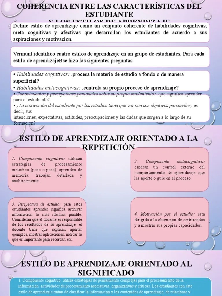 Estilos De Aprendizaje | PDF | Aprendizaje | Motivacional