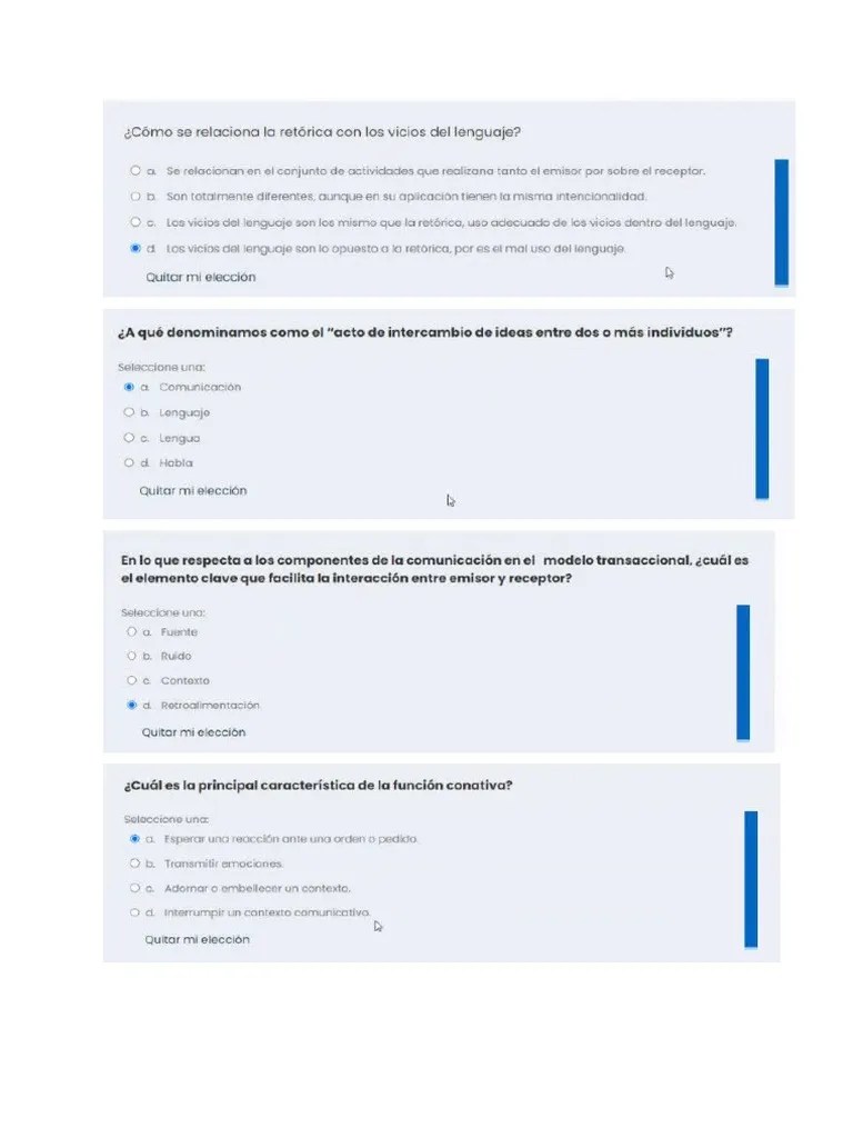 Comunicación Y Lenguaje TEST 1itb | PDF