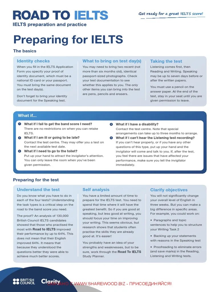 Preparing For IELTS | PDF | International English Language Testing ...