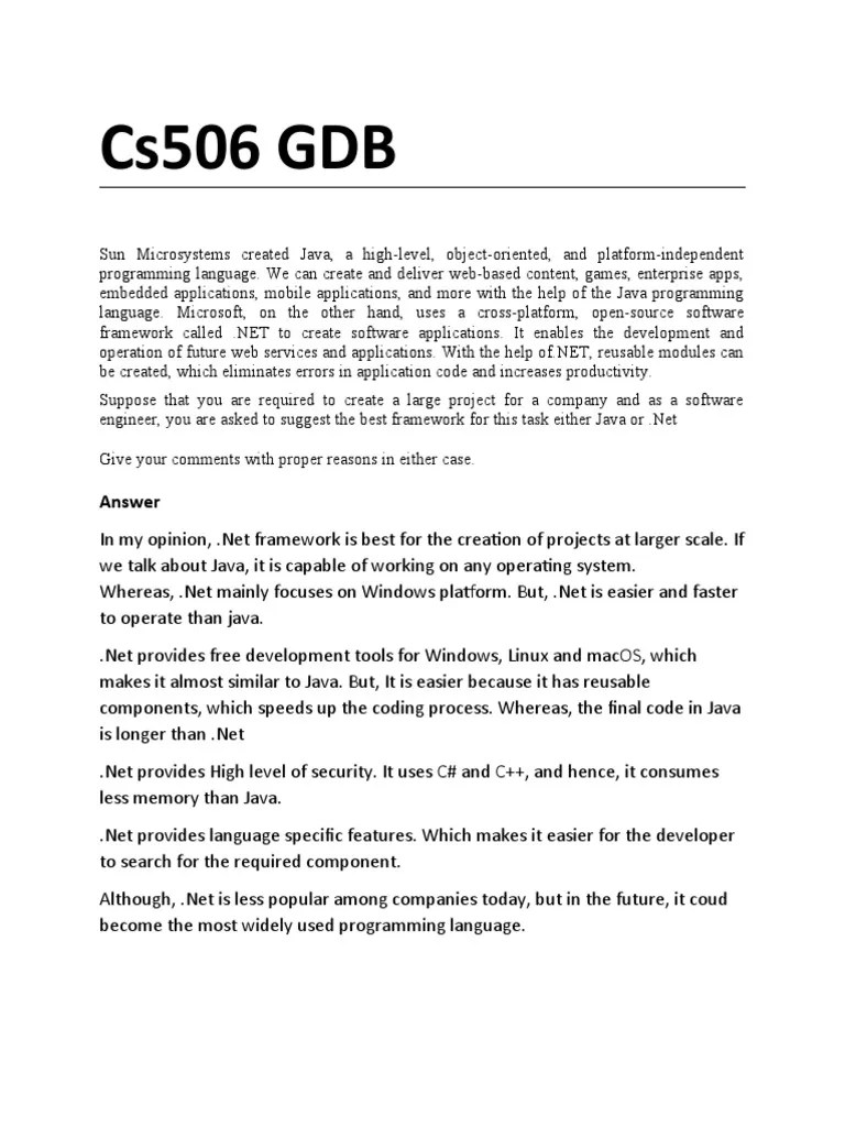 Cs506 GDB | PDF | Art | Computers
