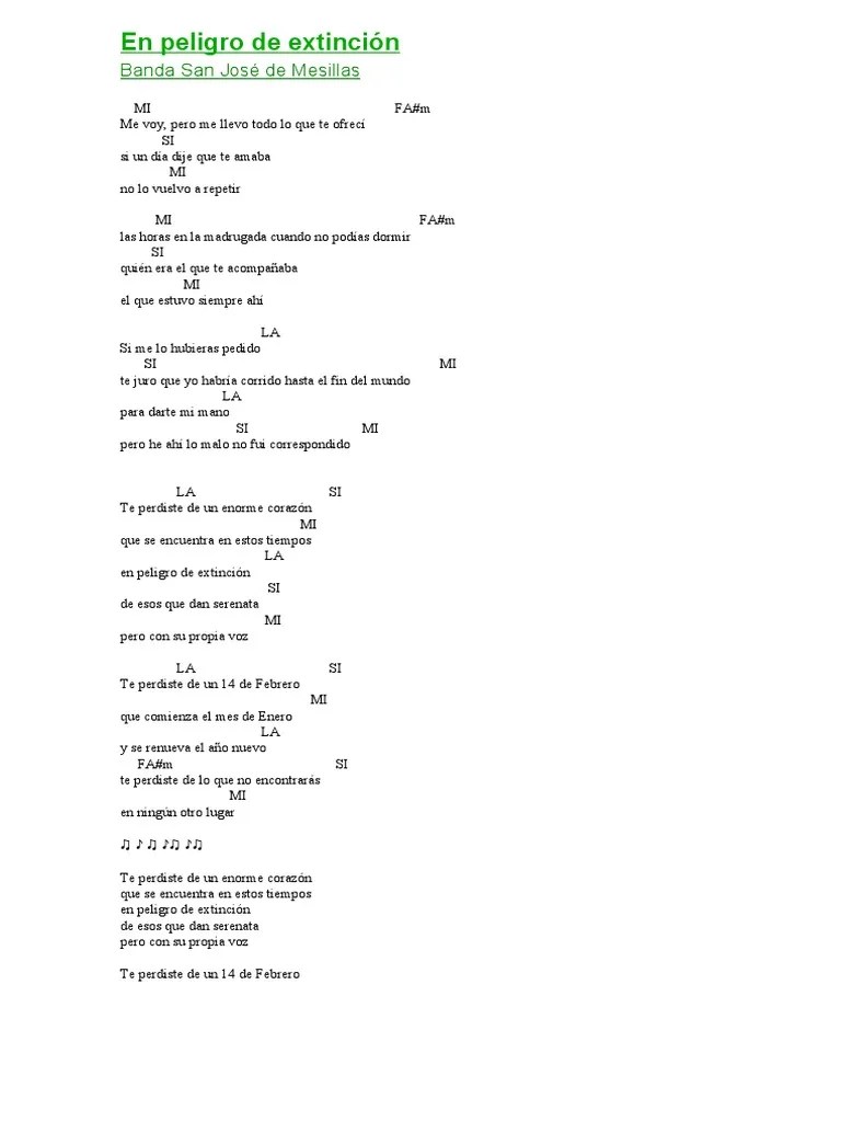 En Peligro De Extinción | PDF