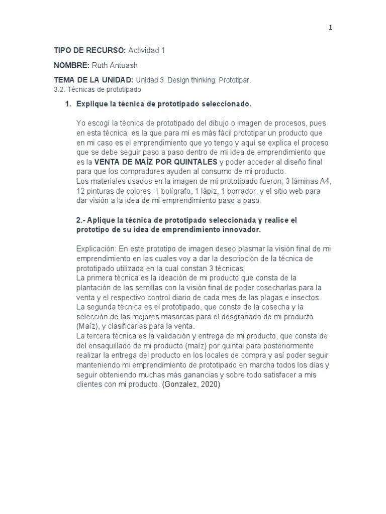 Actividad1 B2 Emprendimiento | PDF