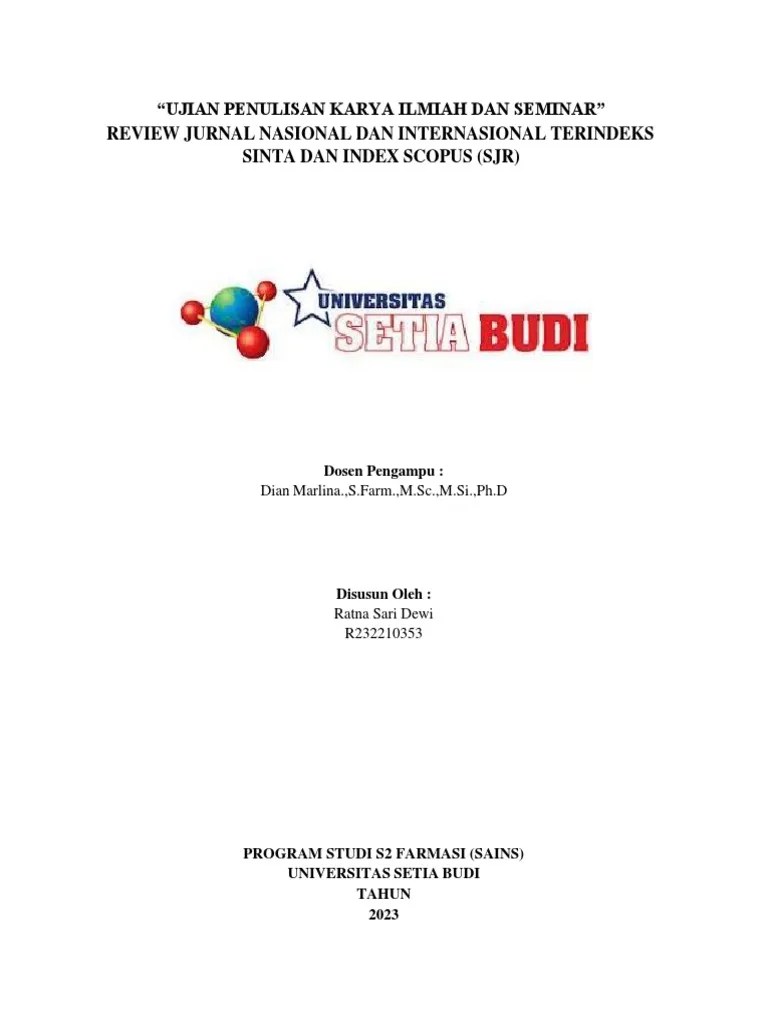 Ratna Sari Dewi - R232210353 - Ujian Pkis - Dr. Dian Marlina | PDF