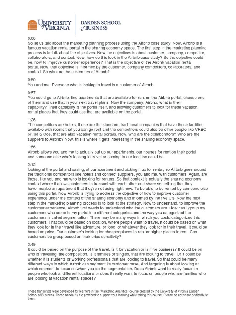 Airbnb Marketing Process | PDF | Customer | Airbnb