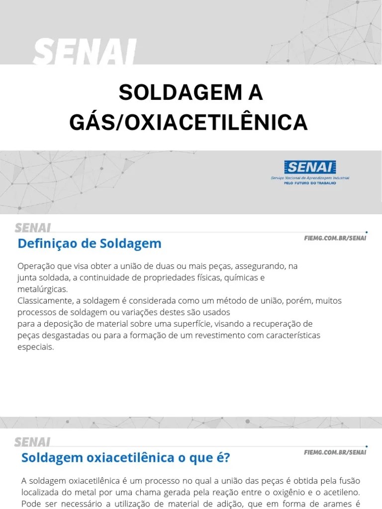 Soldagem Trabalho | PDF | Metais | Oxigênio