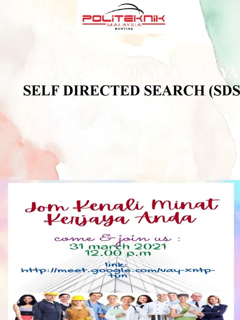 Inventori Minat Kerjaya: Self Directed Search (SDS) | PDF
