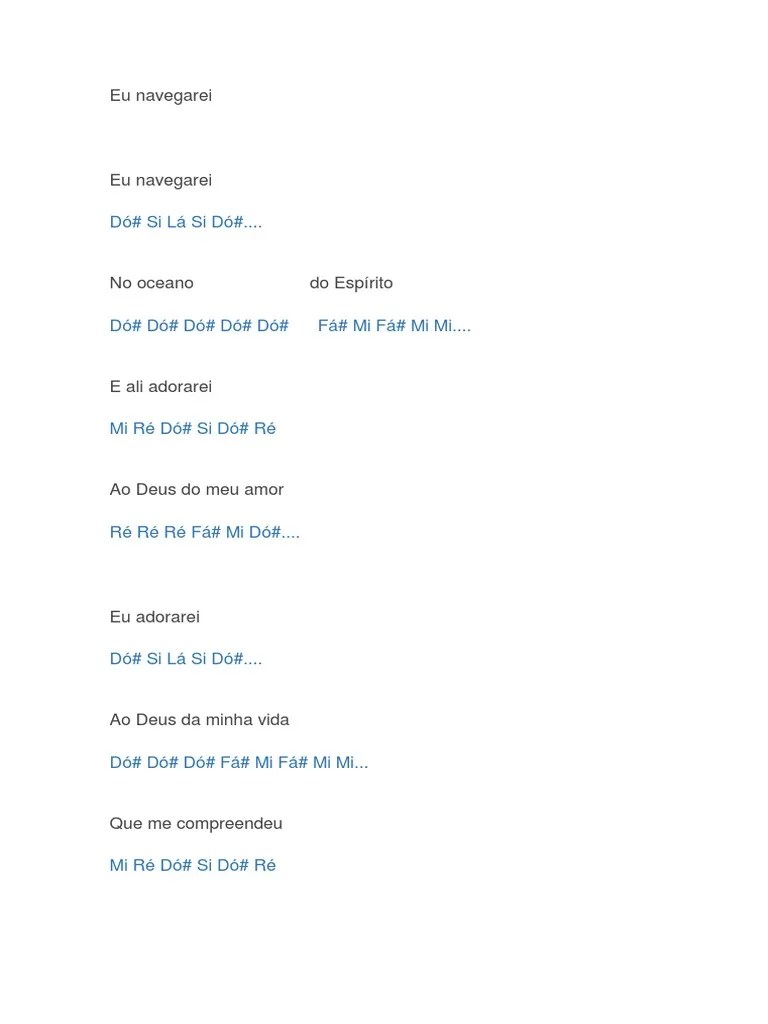 Eu Navegarei Sax Tenor | PDF