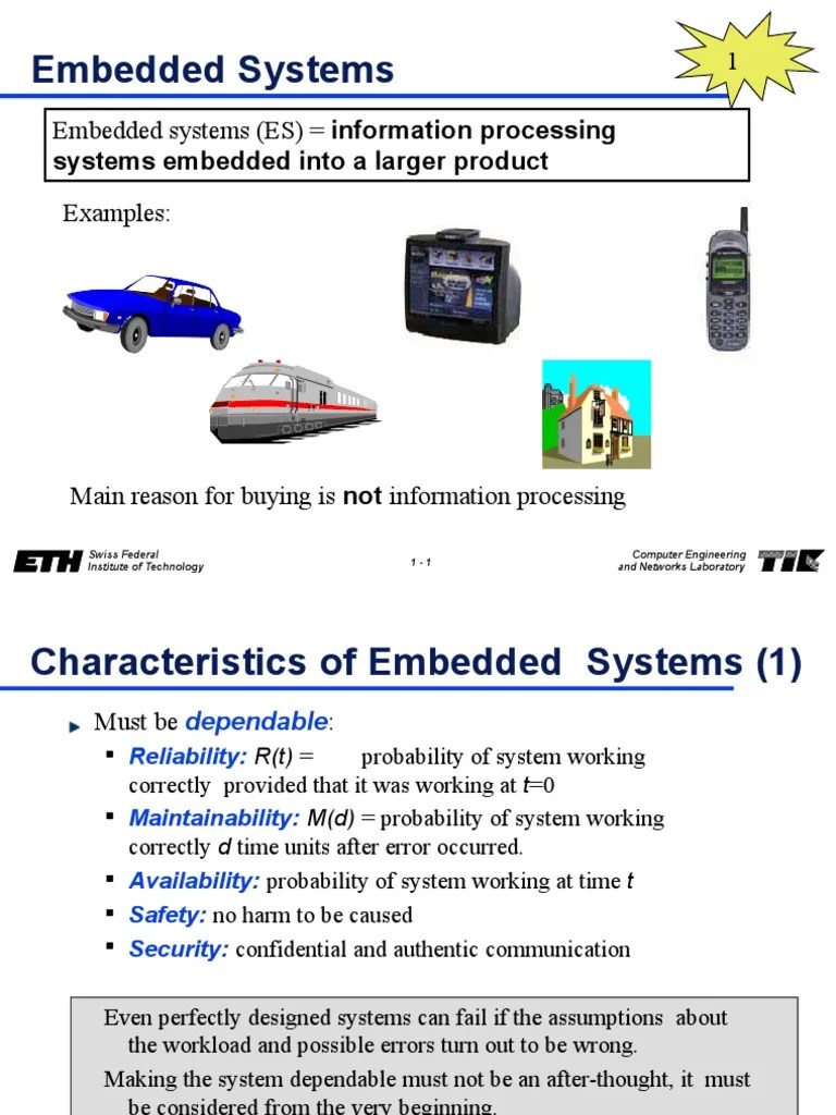 Lecture - 07 - Embedded Systems Introduction | PDF | Embedded System ...