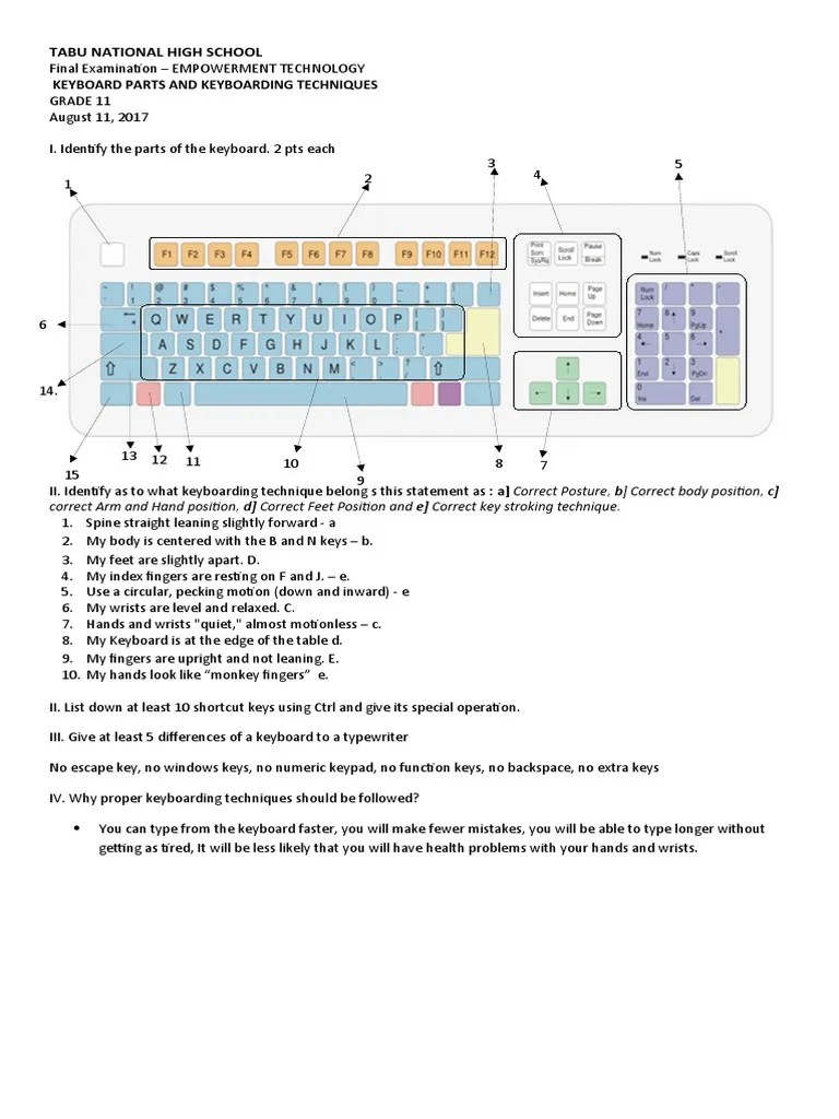 Exam Keyboard | PDF | Computer Keyboard | Computing