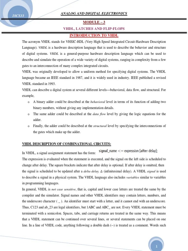 18cs33 Ade Module 4 | PDF