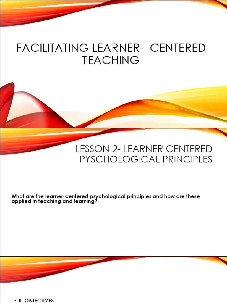 Facilitating LEarner Centered TEaching | PDF