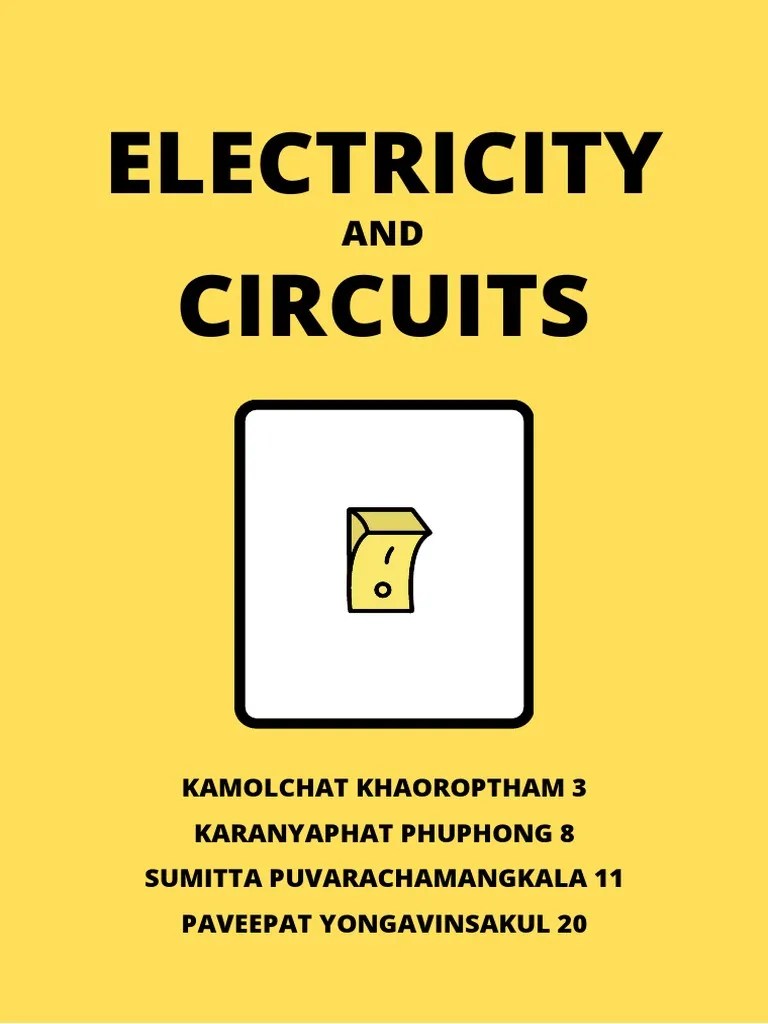 Electricity And Circuits 1 | PDF | Electric Charge | Electrical Conductor