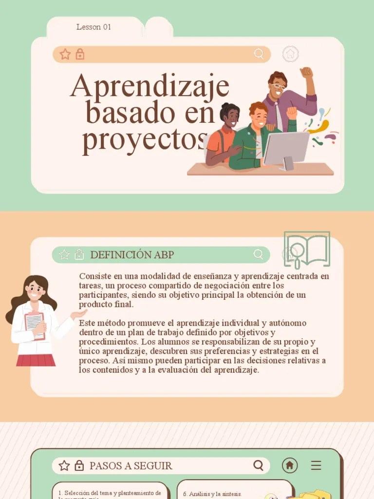 Aprendizaje Basado En Proyectos | PDF | Evaluación | Aprendizaje