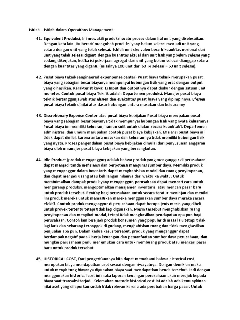 Operations Management | PDF