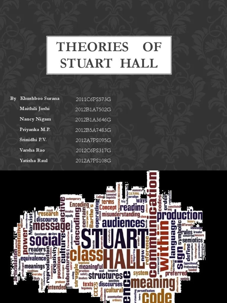 Idoc - Pub - Stuart Hall Representation Theory And Encoding Decoding | PDF | Communication ...